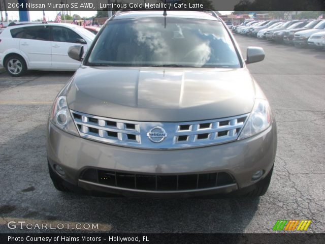 2004 Nissan Murano SE AWD in Luminous Gold Metallic