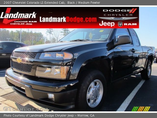 2007 Chevrolet Colorado LS Extended Cab in Black