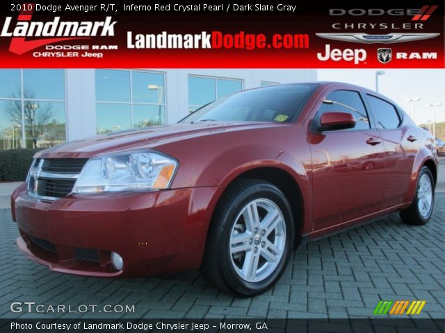 2010 Dodge Avenger R/T in Inferno Red Crystal Pearl
