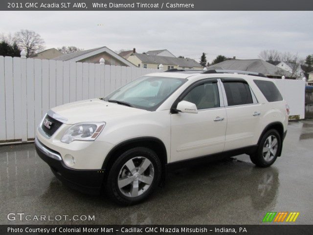 2011 GMC Acadia SLT AWD in White Diamond Tintcoat