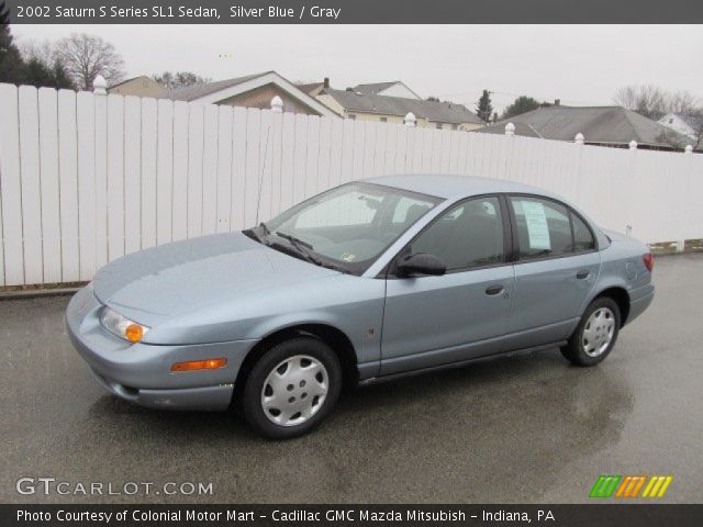 2002 Saturn S Series SL1 Sedan in Silver Blue