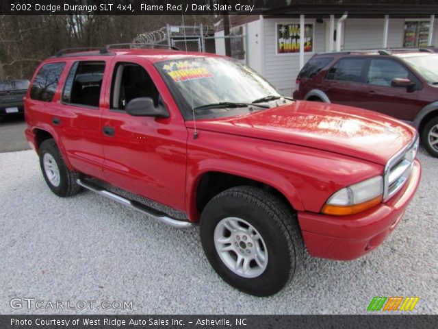 2002 Dodge Durango SLT 4x4 in Flame Red