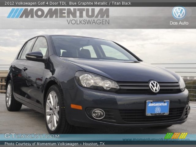 2012 Volkswagen Golf 4 Door TDI in Blue Graphite Metallic