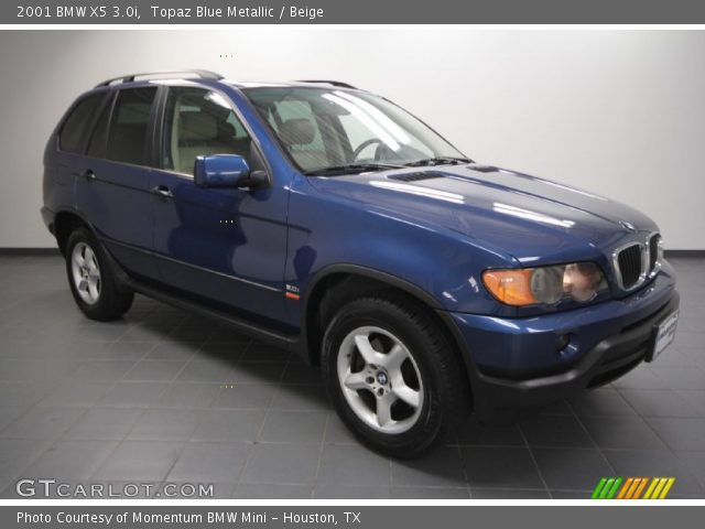 2001 BMW X5 3.0i in Topaz Blue Metallic