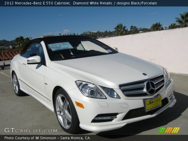 2012 Mercedes-Benz E 550 Cabriolet in Diamond White Metallic