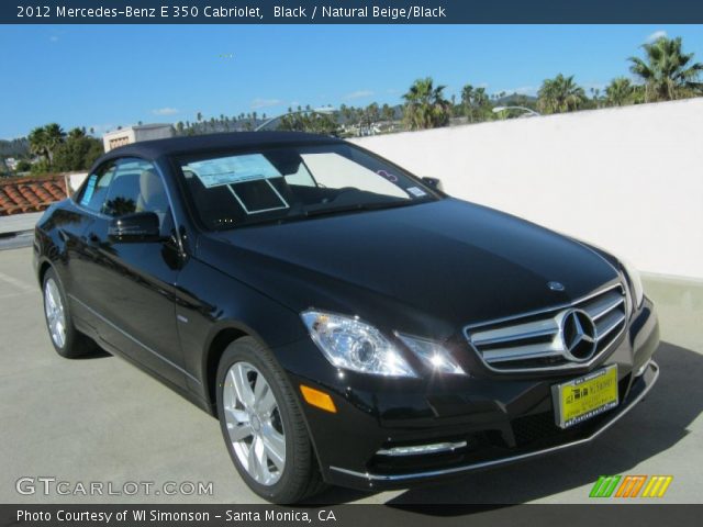 2012 Mercedes-Benz E 350 Cabriolet in Black