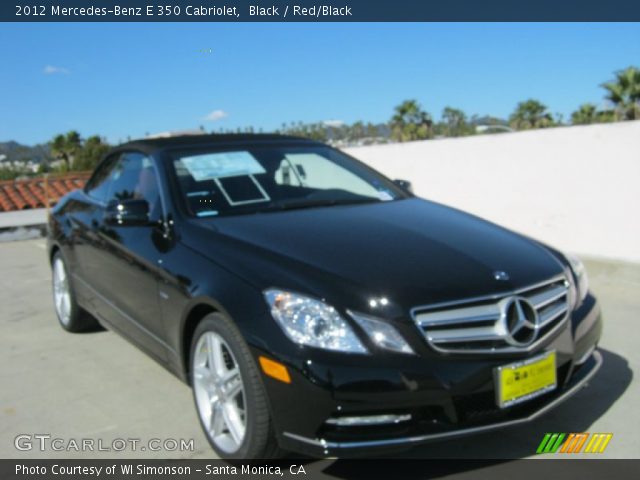 2012 Mercedes-Benz E 350 Cabriolet in Black