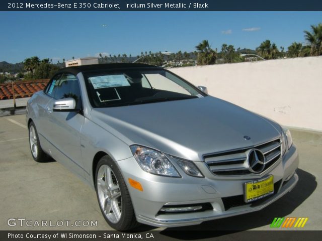 2012 Mercedes-Benz E 350 Cabriolet in Iridium Silver Metallic