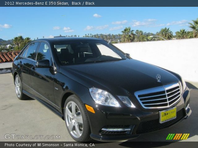 2012 Mercedes-Benz E 350 Sedan in Black