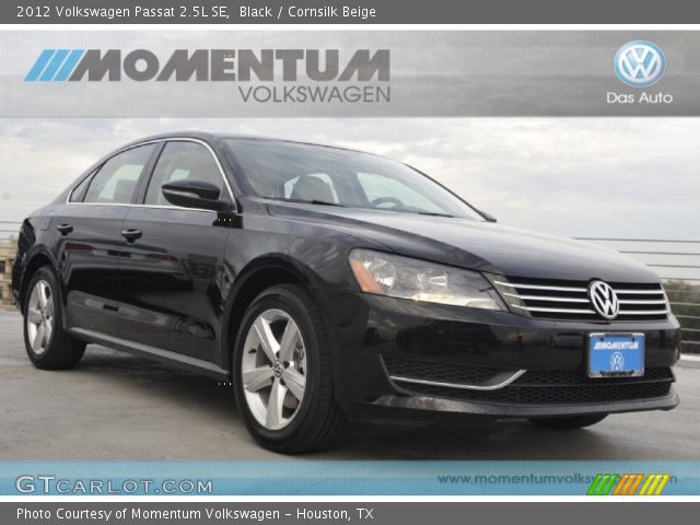 2012 Volkswagen Passat 2.5L SE in Black