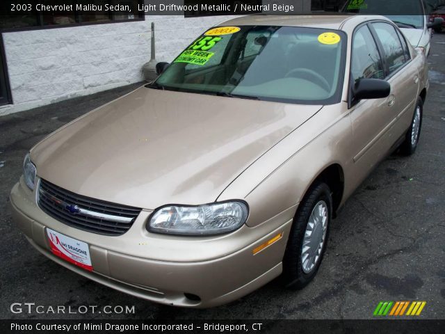 2003 Chevrolet Malibu Sedan in Light Driftwood Metallic