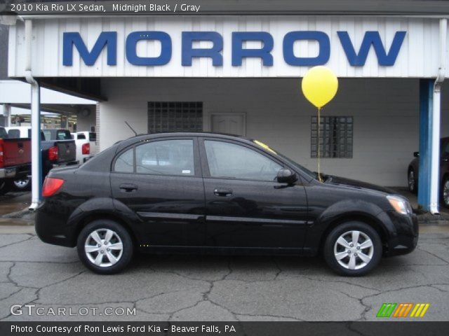 2010 Kia Rio LX Sedan in Midnight Black