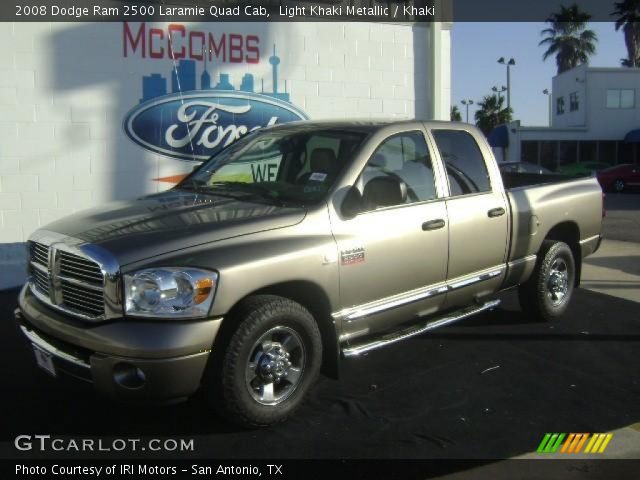 2008 Dodge Ram 2500 Laramie Quad Cab in Light Khaki Metallic