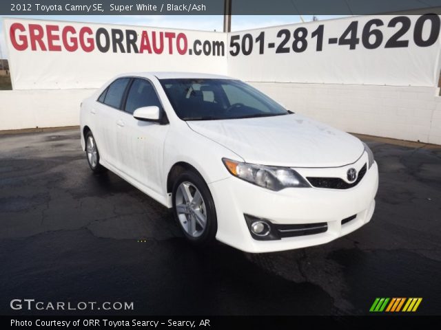 2012 Toyota Camry SE in Super White