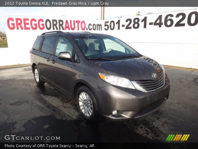 2012 Toyota Sienna XLE in Predawn Gray Mica