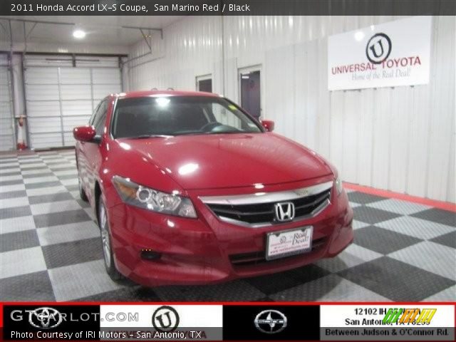 2011 Honda Accord LX-S Coupe in San Marino Red