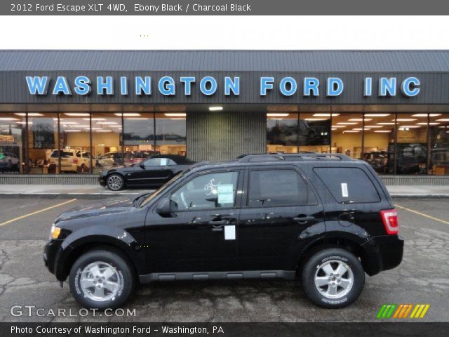 2012 Ford Escape XLT 4WD in Ebony Black