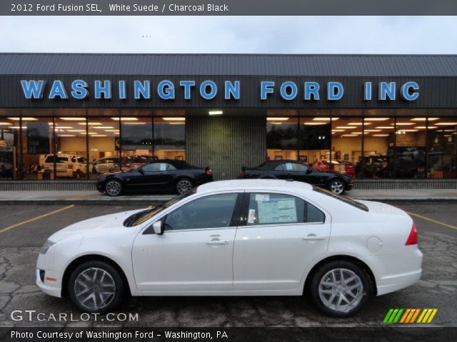 2012 Ford Fusion SEL in White Suede