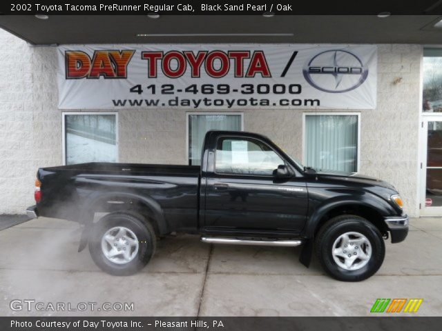 2002 Toyota Tacoma PreRunner Regular Cab in Black Sand Pearl