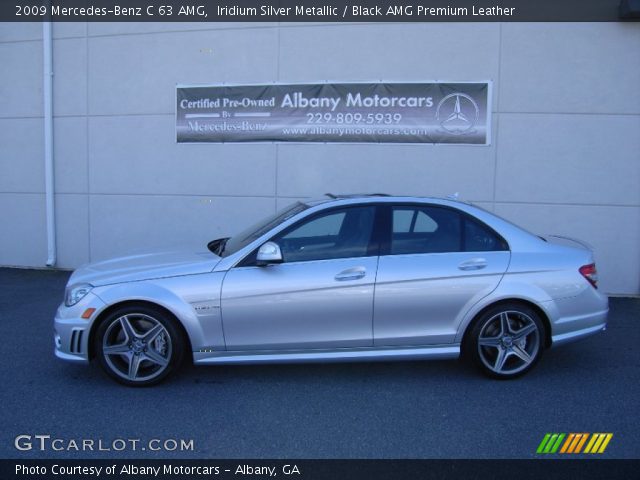 2009 Mercedes-Benz C 63 AMG in Iridium Silver Metallic