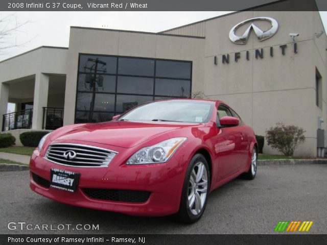 2008 Infiniti G 37 Coupe in Vibrant Red