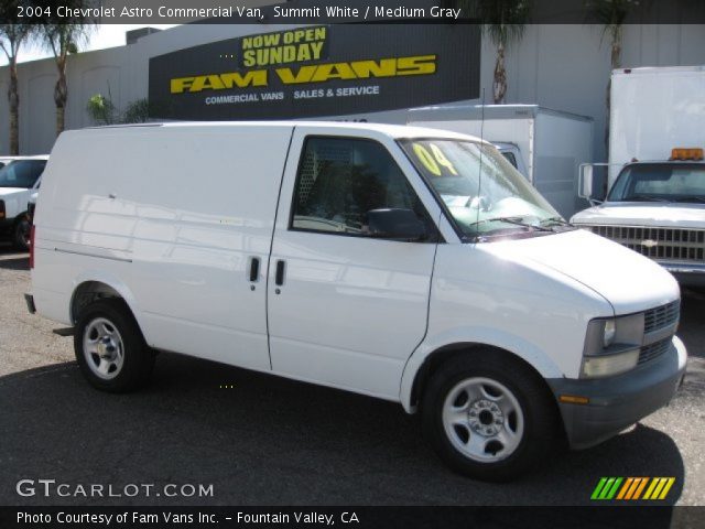2004 Chevrolet Astro Commercial Van in Summit White
