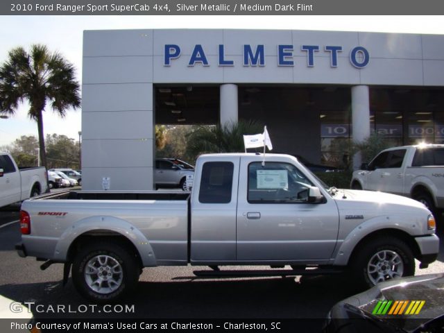 2010 Ford Ranger Sport SuperCab 4x4 in Silver Metallic