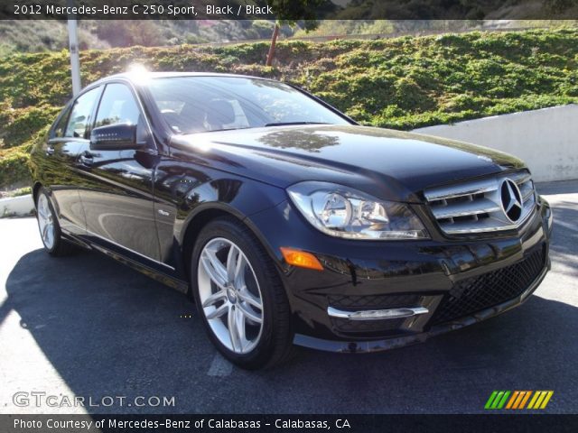 2012 Mercedes-Benz C 250 Sport in Black
