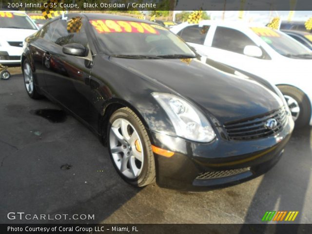 2004 Infiniti G 35 Coupe in Black Obsidian