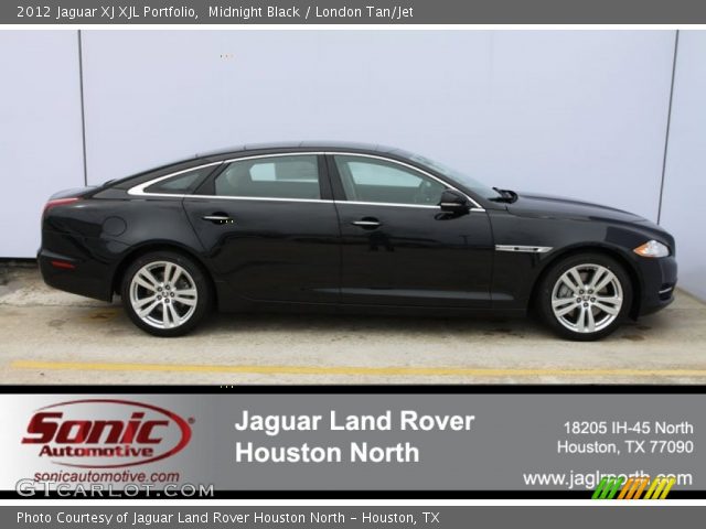2012 Jaguar XJ XJL Portfolio in Midnight Black