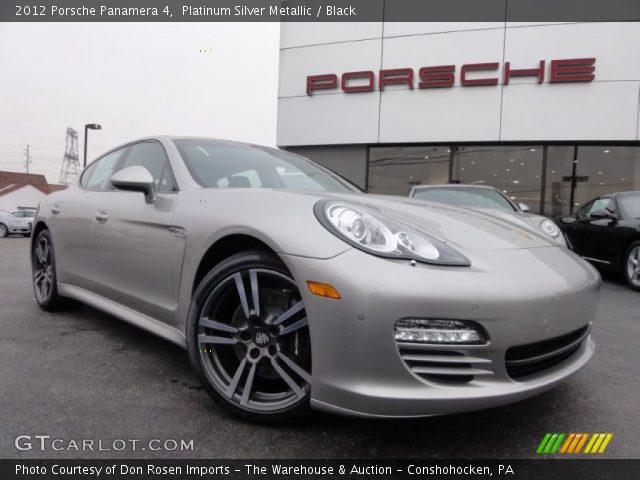 2012 Porsche Panamera 4 in Platinum Silver Metallic