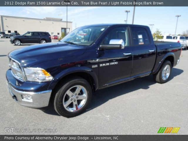 2012 Dodge Ram 1500 Laramie Crew Cab in True Blue Pearl