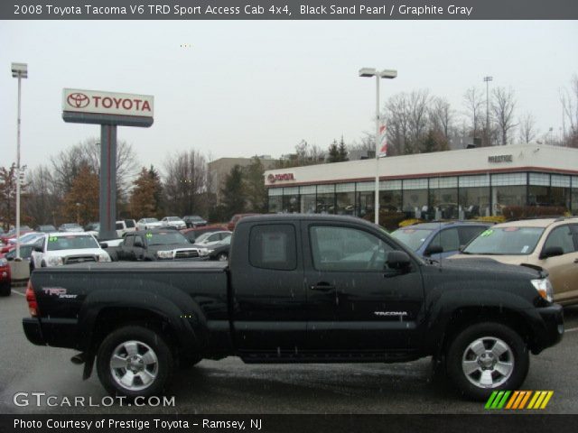 2008 Toyota Tacoma V6 TRD Sport Access Cab 4x4 in Black Sand Pearl