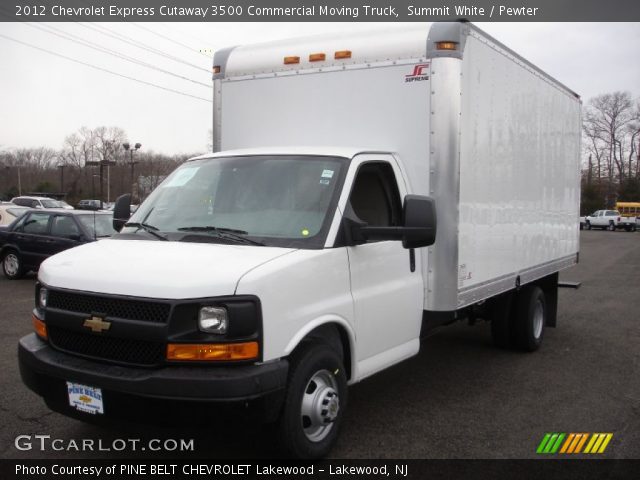 2012 Chevrolet Express Cutaway 3500 Commercial Moving Truck in Summit White
