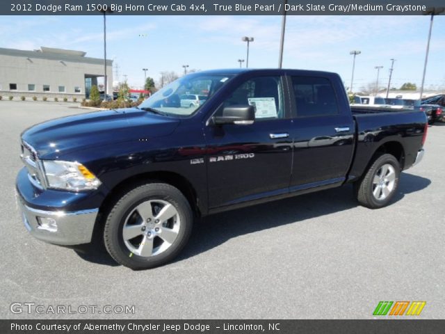 2012 Dodge Ram 1500 Big Horn Crew Cab 4x4 in True Blue Pearl