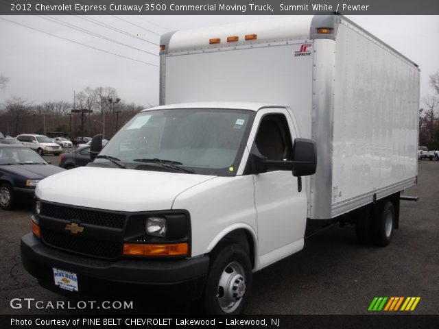 2012 Chevrolet Express Cutaway 3500 Commercial Moving Truck in Summit White