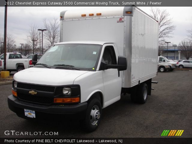 2012 Chevrolet Express Cutaway 3500 Commercial Moving Truck in Summit White