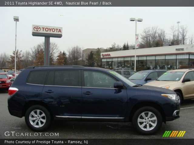 2011 Toyota Highlander SE 4WD in Nautical Blue Pearl
