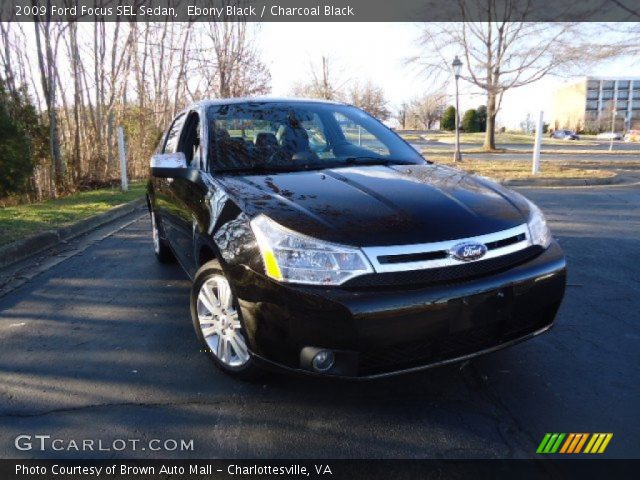 2009 Ford Focus SEL Sedan in Ebony Black