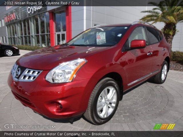 2012 Nissan Rogue SV in Cayenne Red