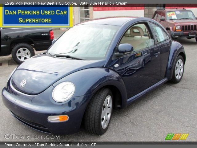 1999 Volkswagen New Beetle GL Coupe in Batik Blue Metallic