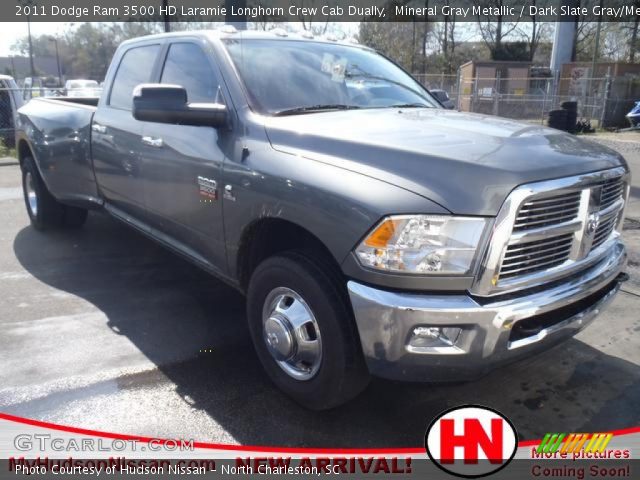 2011 Dodge Ram 3500 HD Laramie Longhorn Crew Cab Dually in Mineral Gray Metallic