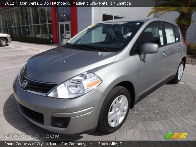 2012 Nissan Versa 1.8 S Hatchback in Magnetic Gray Metallic