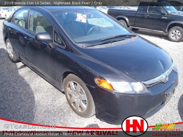 2008 Honda Civic LX Sedan in Nighthawk Black Pearl