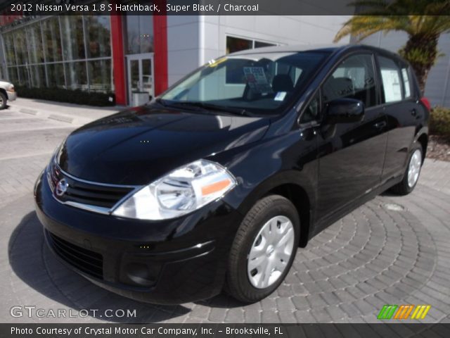 2012 Nissan Versa 1.8 S Hatchback in Super Black