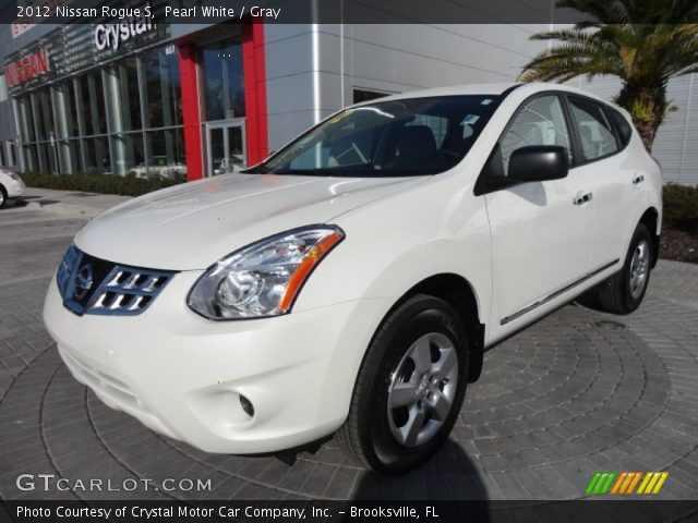 2012 Nissan Rogue S in Pearl White