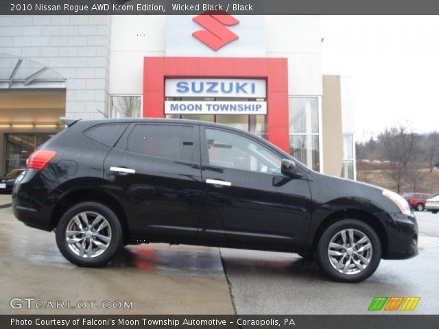 2010 Nissan Rogue AWD Krom Edition in Wicked Black