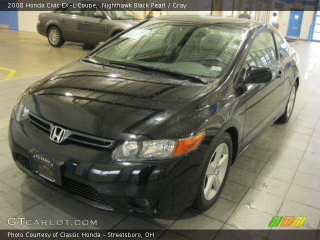 2008 Honda Civic EX-L Coupe in Nighthawk Black Pearl