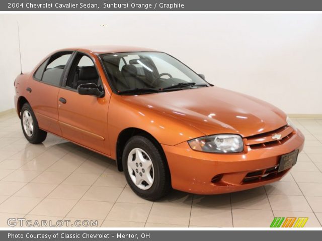 2004 Chevrolet Cavalier Sedan in Sunburst Orange