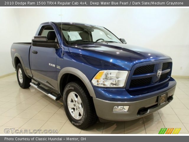 2010 Dodge Ram 1500 TRX4 Regular Cab 4x4 in Deep Water Blue Pearl